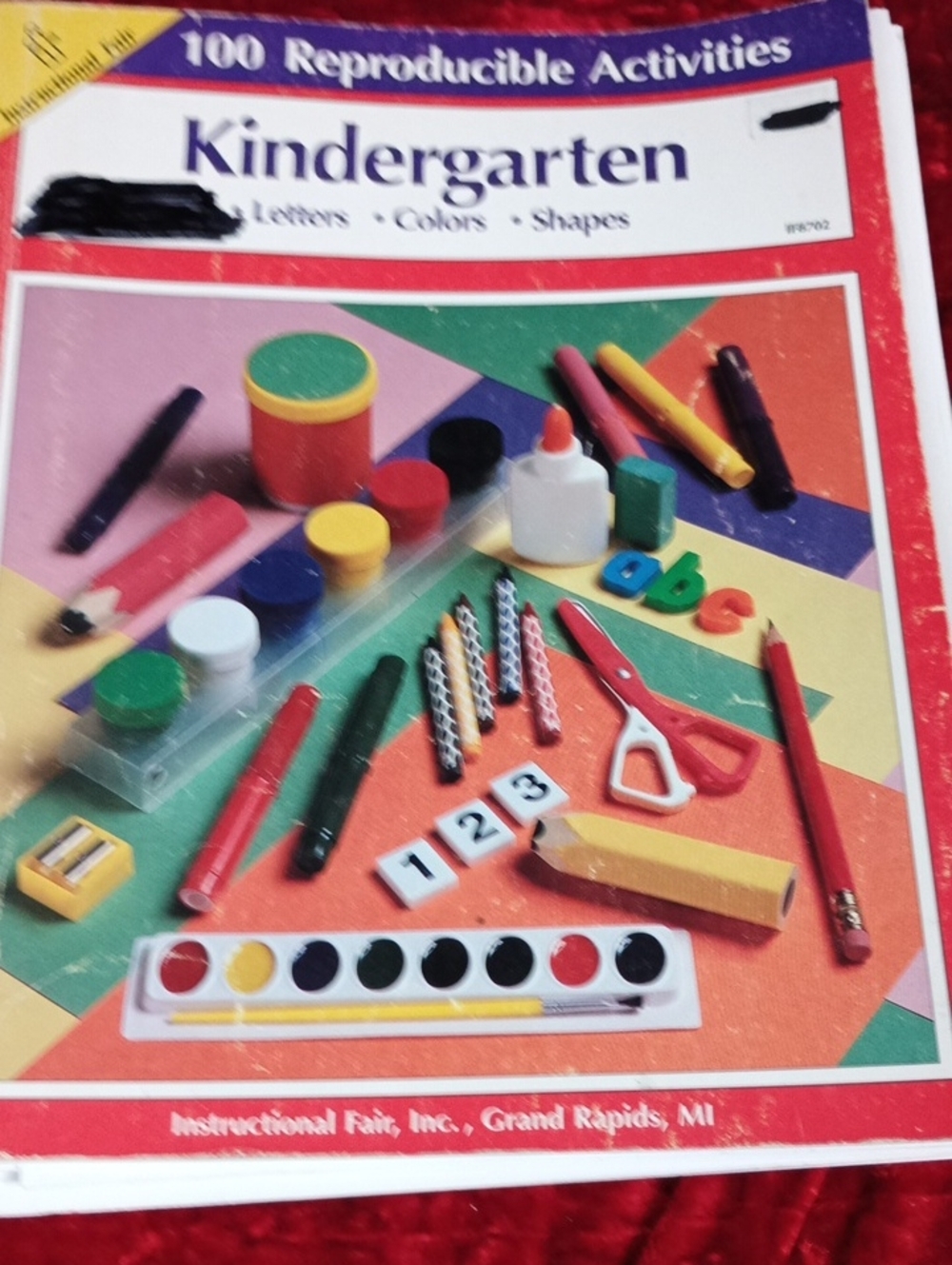 Kindergarten Activity Workbook - Multicolor